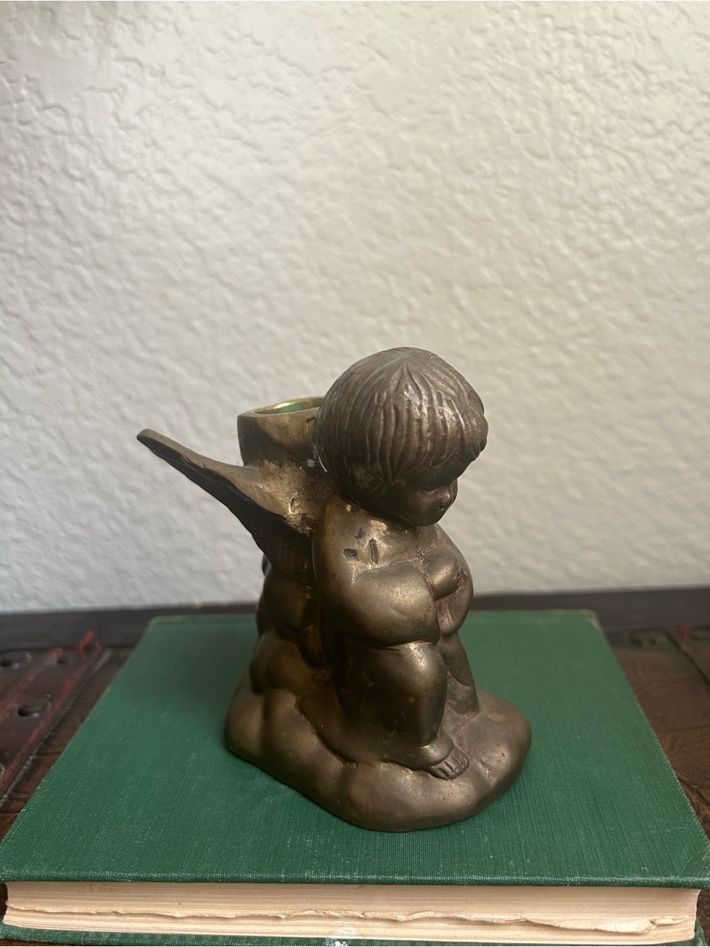 Brass Angel Candle Holder
